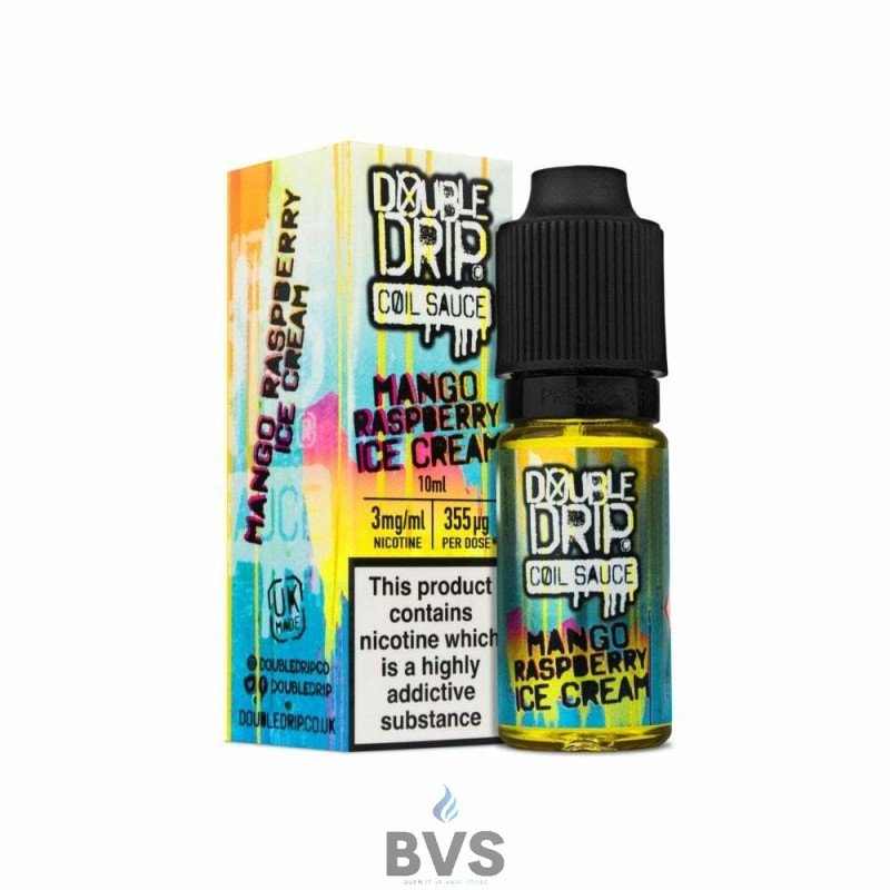 MANGO RASPBERRY ICE CREAM ELIQUID BY DOUBLE DRIP MANGO RASPBERRY ICE CREAM ELIQUID BY DOUBLE DRIP