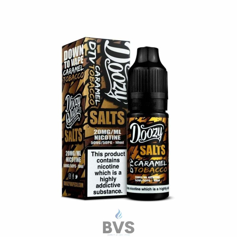 DOOZY SALTS CARAMEL TOBACCO ELIQUID DOOZY SALTS CARAMEL TOBACCO ELIQUID