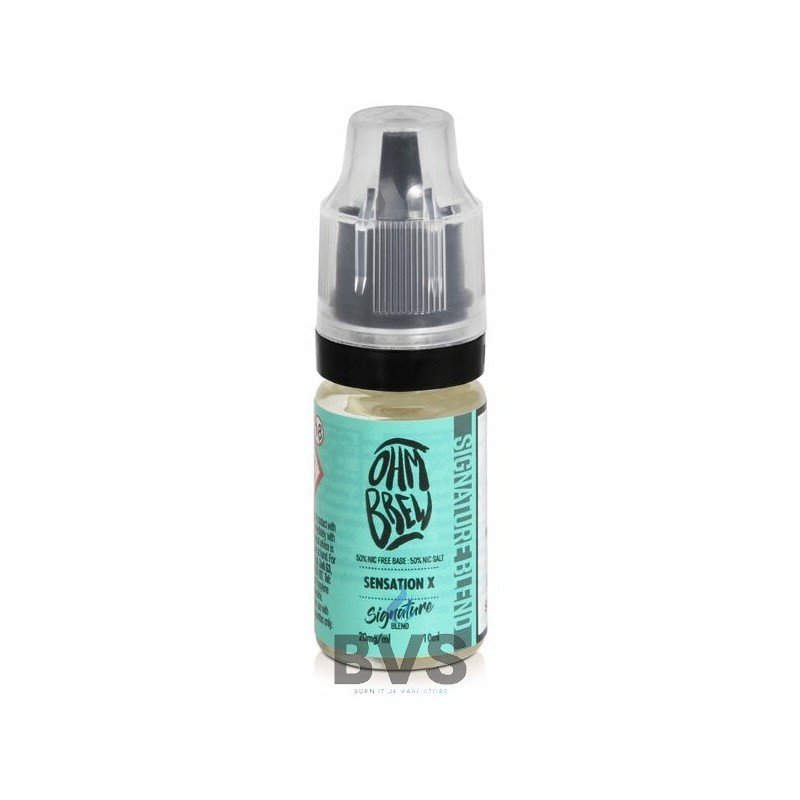 SENSATION X E-LIQUID BY OHM BREW 50/50 NIC SALTS SENSATION X E-LIQUID BY OHM BREW 50/50 NIC SALTS