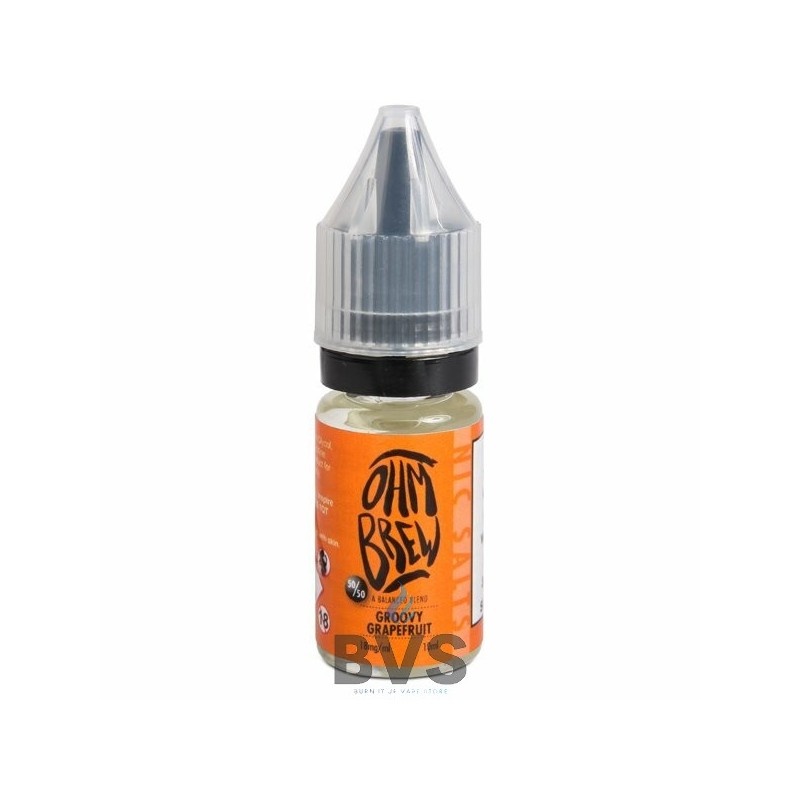 GROOVY GRAPEFRUIT E-LIQUID BY OHM BREW 50/50 NIC SALTS GROOVY GRAPEFRUIT E-LIQUID BY OHM BREW 50/50 NIC SALTS