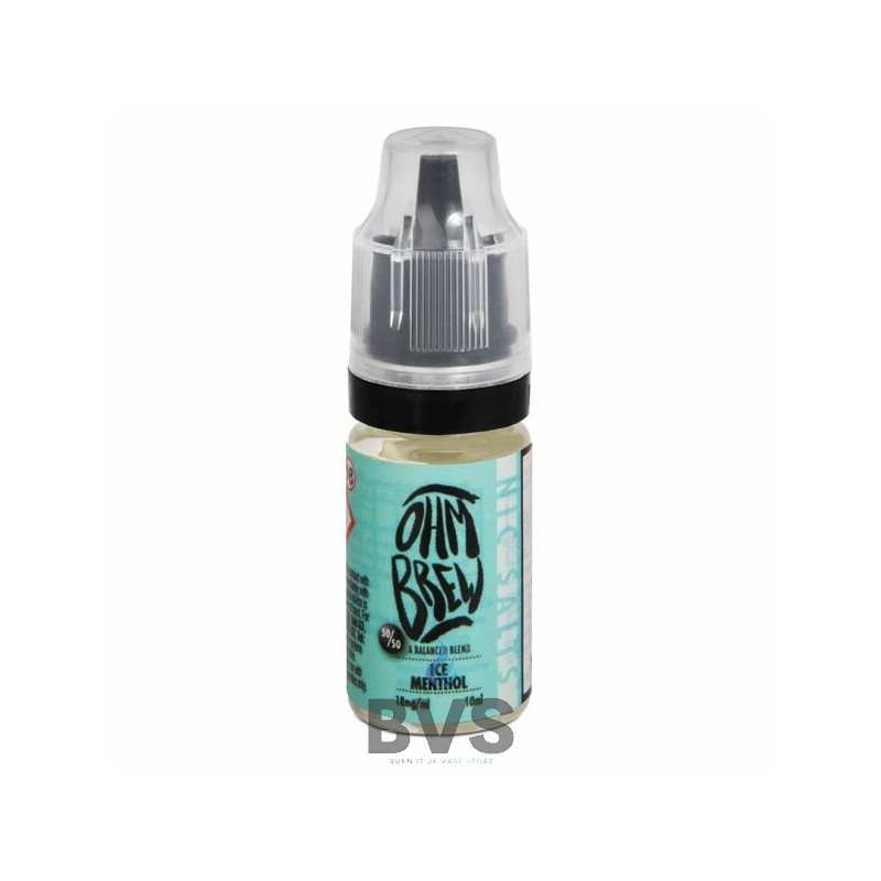 ICE MENTHOL E-LIQUID BY OHM BREW 50/50 NIC SALTS ICE MENTHOL E-LIQUID BY OHM BREW 50/50 NIC SALTS