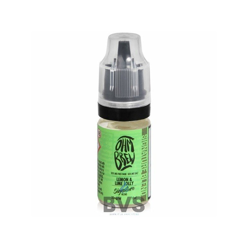 LEMON AND LIME LOLLY ELIQUID BY OHM BREW SIGNATURE SERIES LEMON AND LIME LOLLY ELIQUID BY OHM BREW SIGNATURE SERIES