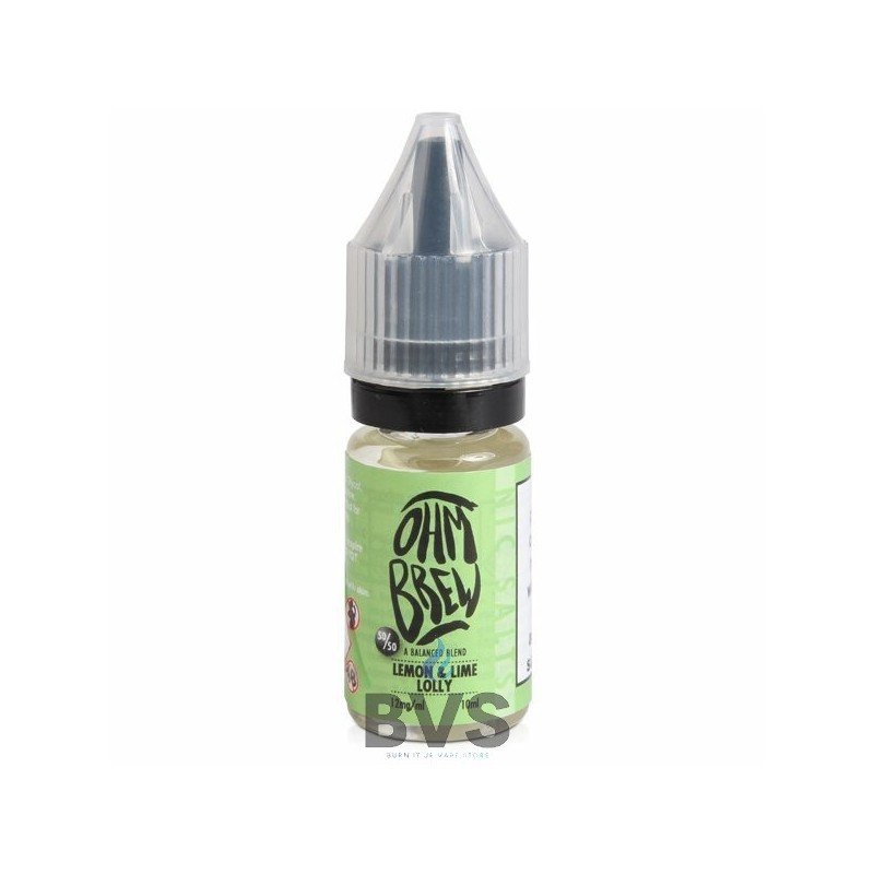 LEMON AND LIME LOLLY E-LIQUID BY OHM BREW 50/50 NIC SALTS LEMON AND LIME LOLLY E-LIQUID BY OHM BREW 50/50 NIC SALTS