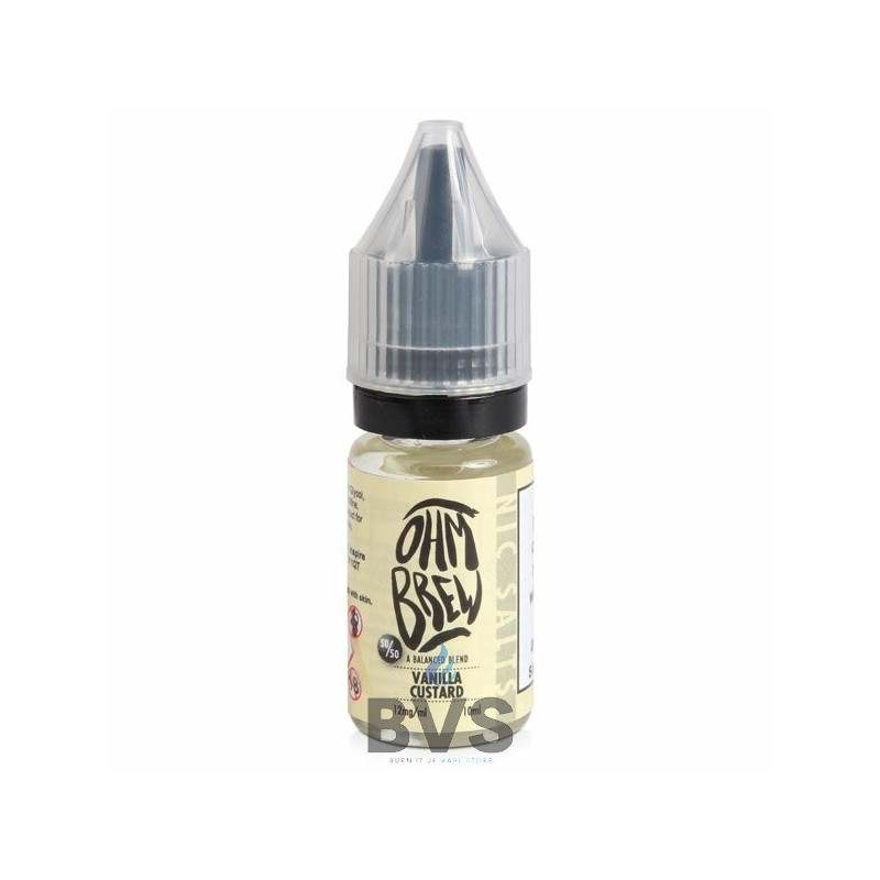 VANILLA CUSTARD E-LIQUID BY OHM BREW 50/50 NIC SALTS VANILLA CUSTARD E-LIQUID BY OHM BREW 50/50 NIC SALTS