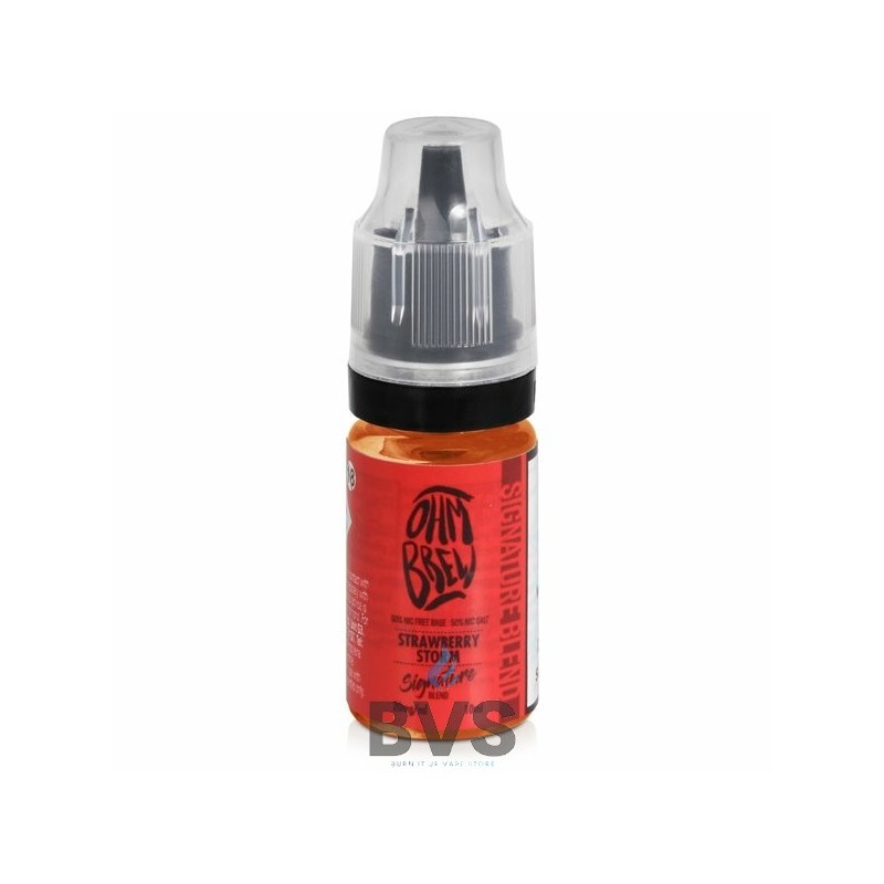 STRAWBERRY STORM ELIQUID BY OHM BREW SIGNATURE SERIES STRAWBERRY STORM ELIQUID BY OHM BREW SIGNATURE SERIES