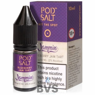 Blueberry Jam Tart Nicotine Salt E-Liquid by Pod Salt Fusions