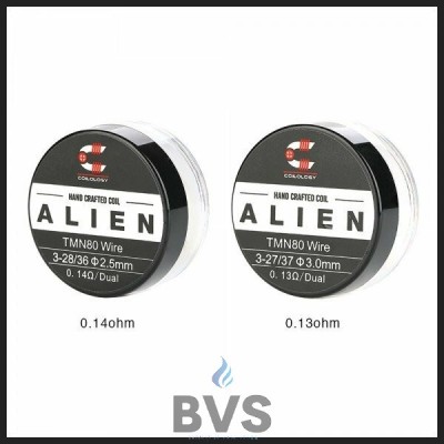 Coilology Pre Built Twisted Messes Alien [Ni80 0.13ohm or 0.14 ohm]