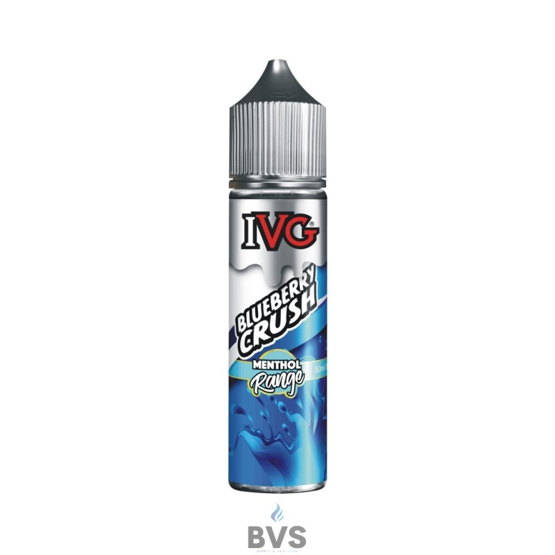 BLUEBERRY CRUSH ELIQUID BY IVG MENTHOL 50ML BLUEBERRY CRUSH ELIQUID BY IVG MENTHOL 50ML