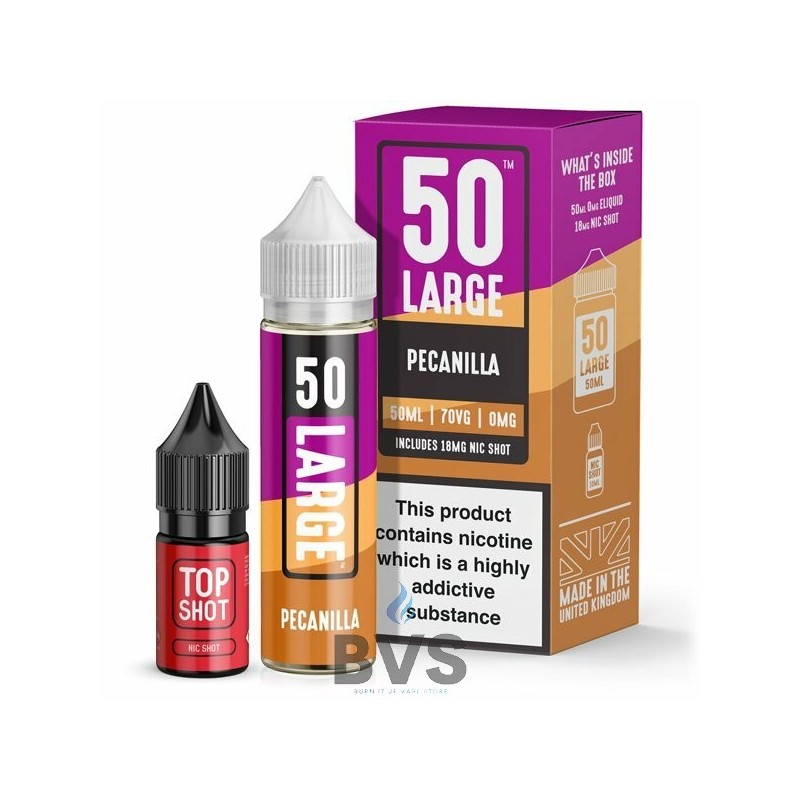 PECANILLA SHORTFILL E-LIQUID BY LARGE JUICE PECANILLA SHORTFILL E-LIQUID BY LARGE JUICE