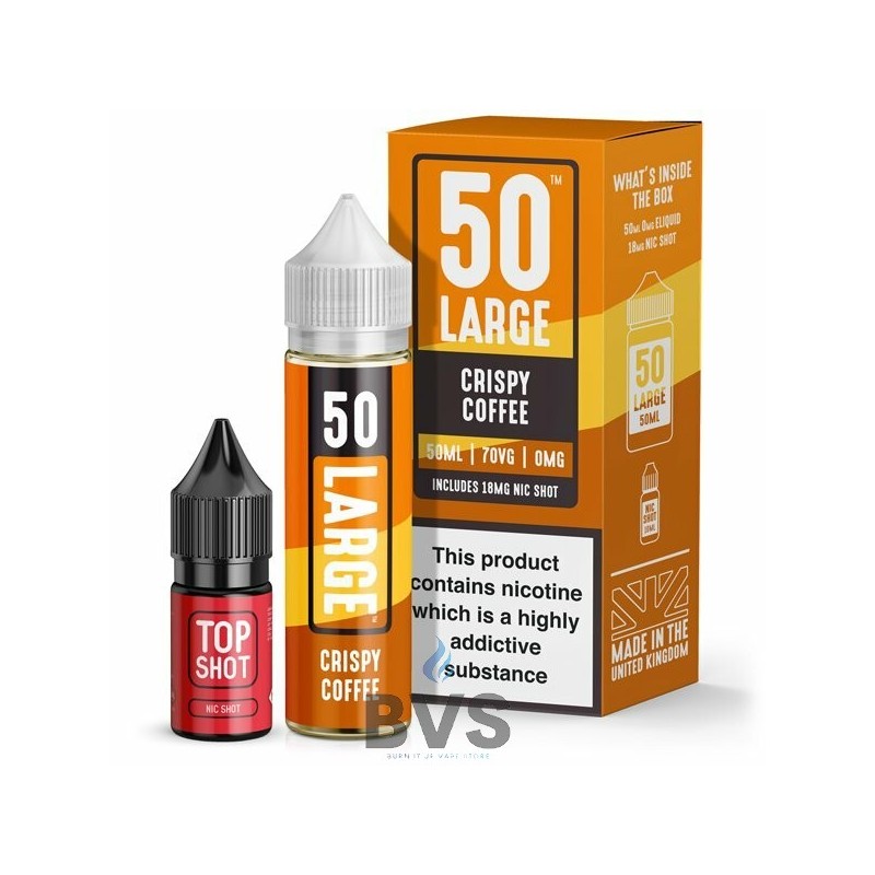 CRISPY COFFEE SHORTFILL ELIQUID by lARGE JUICE CRISPY COFFEE SHORTFILL ELIQUID by lARGE JUICE