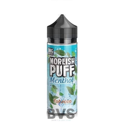 MENTHOL TOBACCO 100ML SHORT FILL by MOREISH PUFF