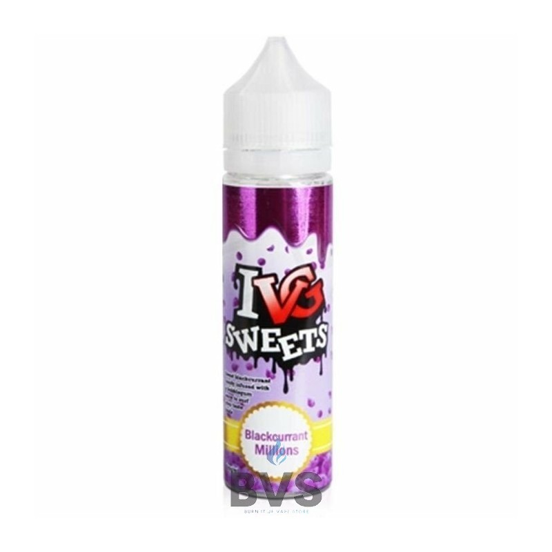 BLACKCURRANT MILLIONS (Select Range) SHORTFILL E-LIQUID BY IVG SWEETS 50ML BLACKCURRANT MILLIONS (Select Range) SHORTFILL E-LIQUID BY IVG SWEETS 50ML