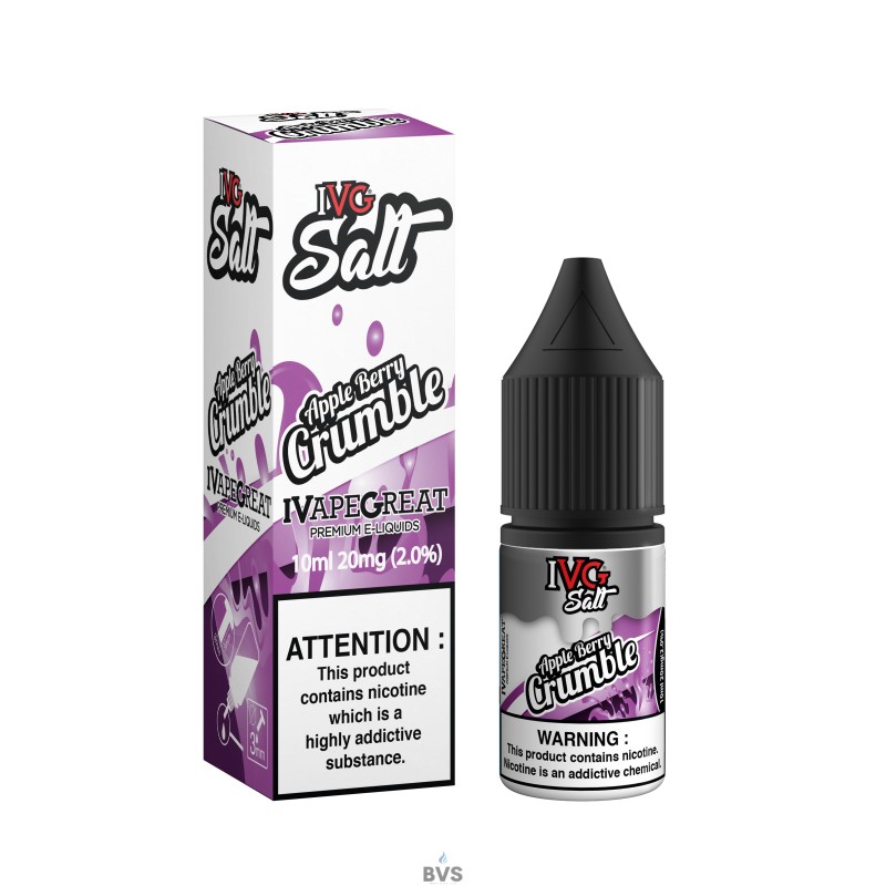 APPLE BERRY CRUMBLE SALT E-LIQUID BY IVG APPLE BERRY CRUMBLE SALT E-LIQUID BY IVG