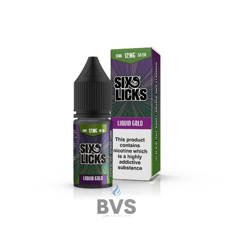 Liquid Gold 50/50 by Six Licks Liquid Gold 50/50 by Six Licks