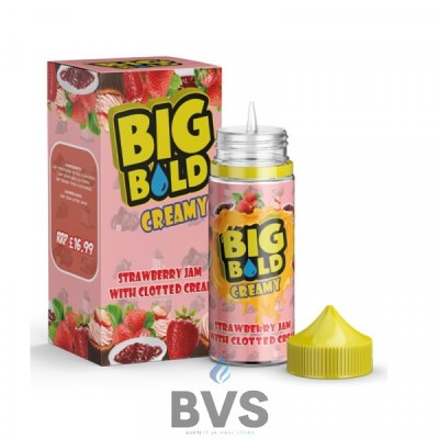 Strawberry Jam & Clotted Cream 100ml Shortfill by Big Bold Creamy