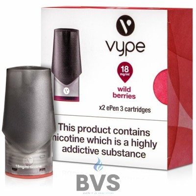 WILD BERRIES EPEN 3 PREFILLED VAPE POD BY VYPE