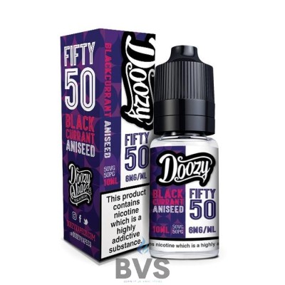 BLACKCURRANT ANISEED ELIQUID by DOOZY FIFTY 50