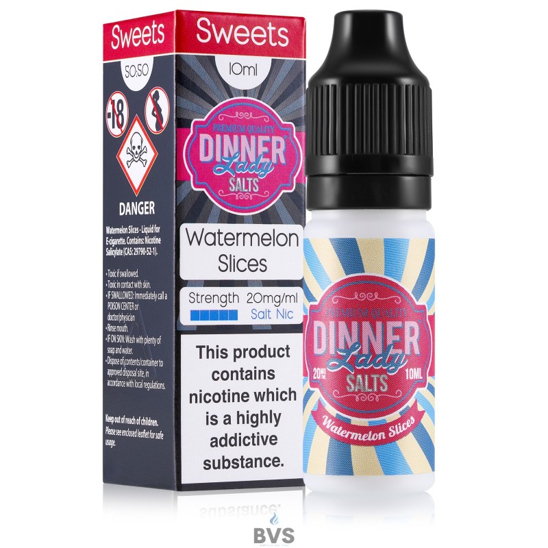 WATERMELON SLICES NIC SALT ELIQUID BY DINNER LADY WATERMELON SLICES NIC SALT ELIQUID BY DINNER LADY