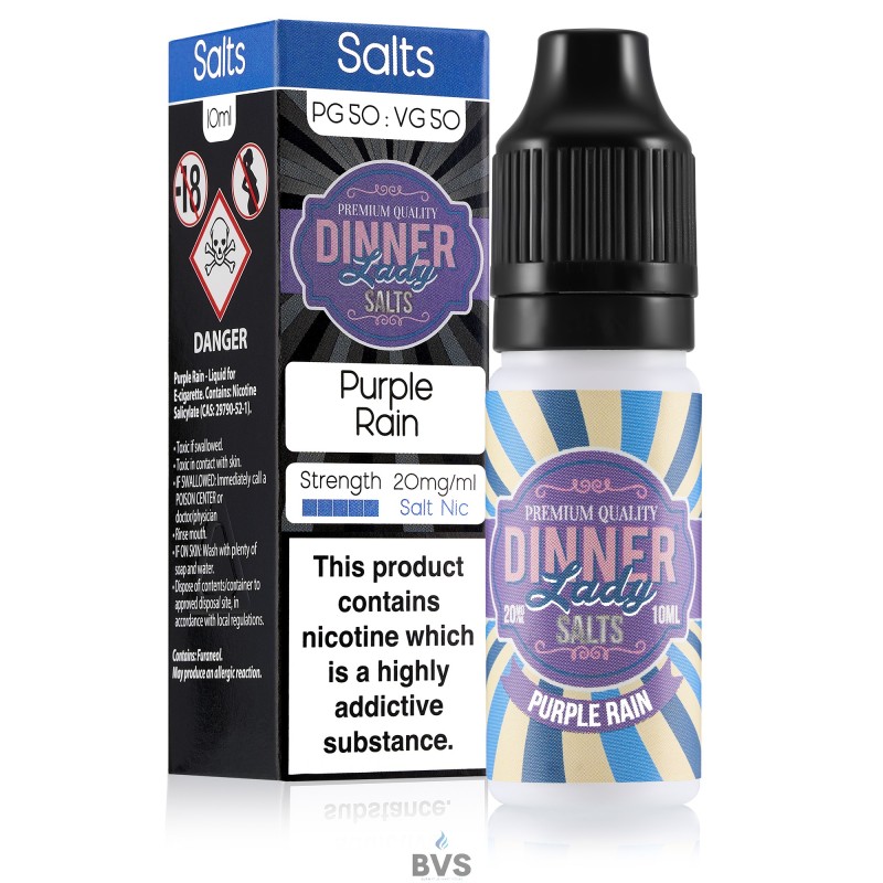 PURPLE RAIN NIC SALT E-LIQUID BY DINNER LADY PURPLE RAIN NIC SALT E-LIQUID BY DINNER LADY