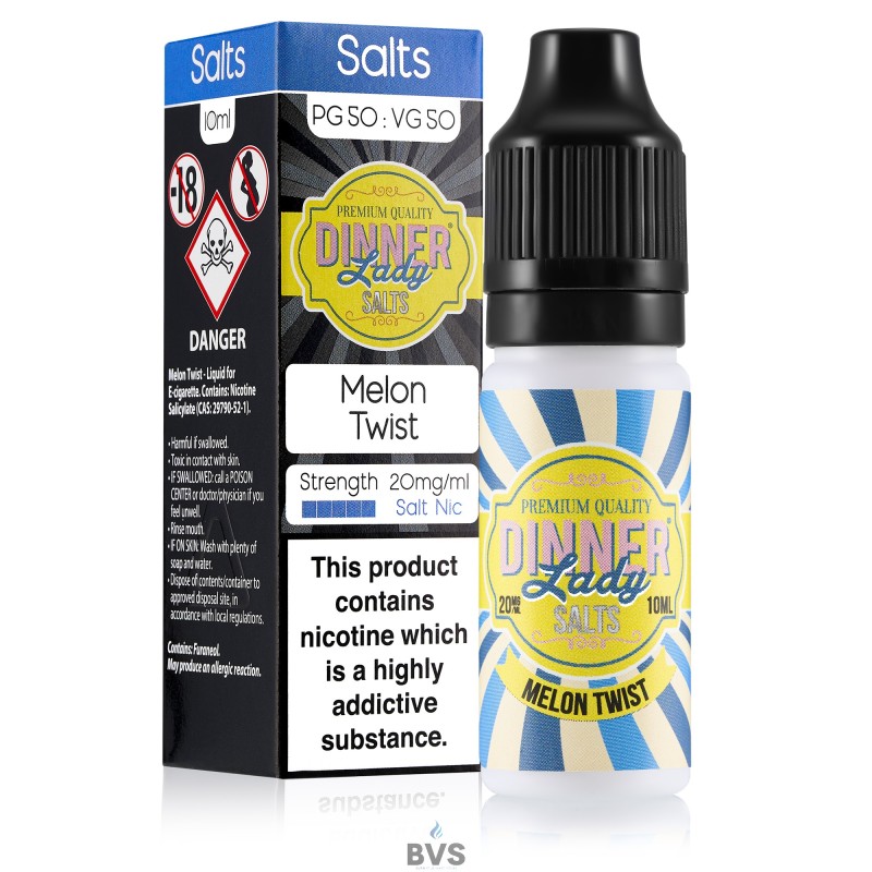 MELON TWIST NIC SALT E-LIQUID BY DINNER LADY MELON TWIST NIC SALT E-LIQUID BY DINNER LADY