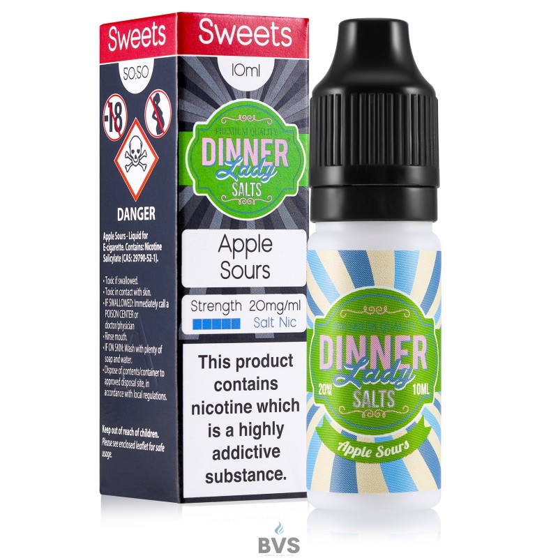 APPLE SOURS NIC SALT ELIQUID BY DINNER LADY APPLE SOURS NIC SALT ELIQUID BY DINNER LADY