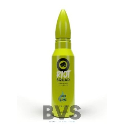 Sub Lime by Riot Squad 50ml Short Fill