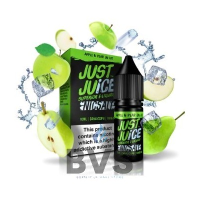 Apple & Pear On Ice Nic Salt by Just Juice Eliquid