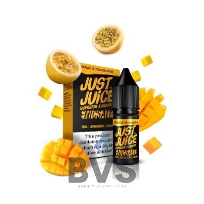 Mango & Passion Fruit Nic Salt by Just Juice 10ml