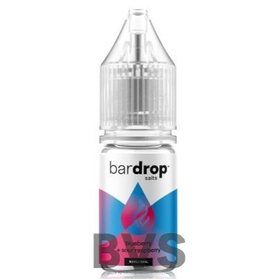 Blueberry & Sour Raspberry Nic Salt 10ml by Bar Drop