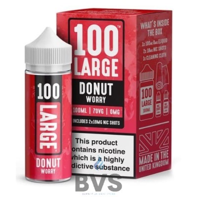 Donut Worry 100ml Shortfill by 100 Large Juice