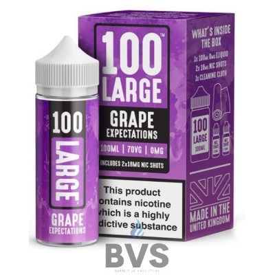 Grape Expectations 100ml Shortfill by 100 Large Juice