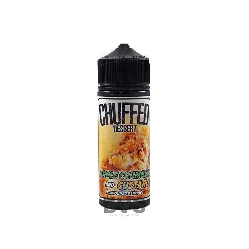 APPLE CRUMBLE & CUSTARD 100ML SHORTFILL by CHUFFED DESSERT ELIQUID APPLE CRUMBLE & CUSTARD 100ML SHORTFILL by CHUFFED DESSERT ELIQUID