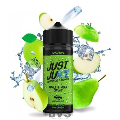 ​Apple & Pear On Ice by Just Juice eLiquid 100ml Short Fill