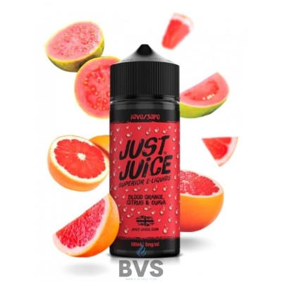 Blood Orange, Citrus & Guava by Just Juice eliquid 100ml Short Fill ​