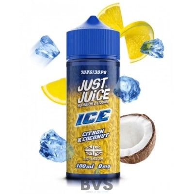 Citron & Coconut On Ice by Just Juice eliquid 100ml Short Fill