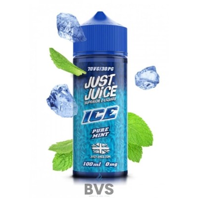 Pure Mint On Ice by Just Juice eliquid 100ml Short Fill