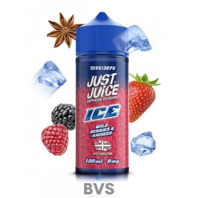 Wild Berries On Ice by Just Juice eliquid 100ml Short Fill