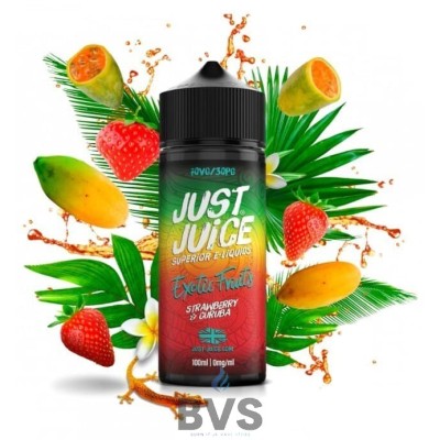 Strawberry & Curuba By Just Juice Exotic Range 100ml Shortfill