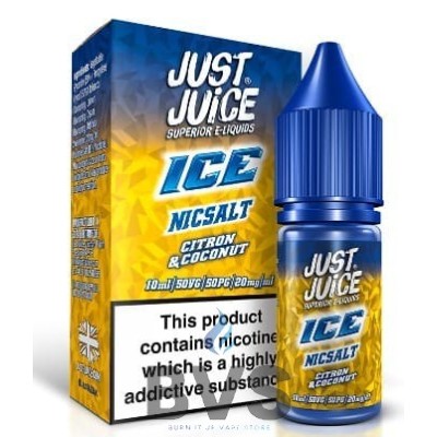 Citron & Coconut On Ice by Just Juice eliquid 10ml Nic Salt