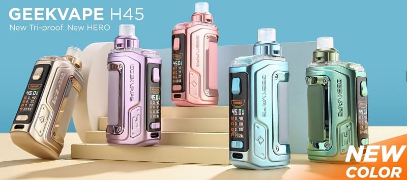 Aegis Hero 2 H45 Pod System By Geekvape new colours