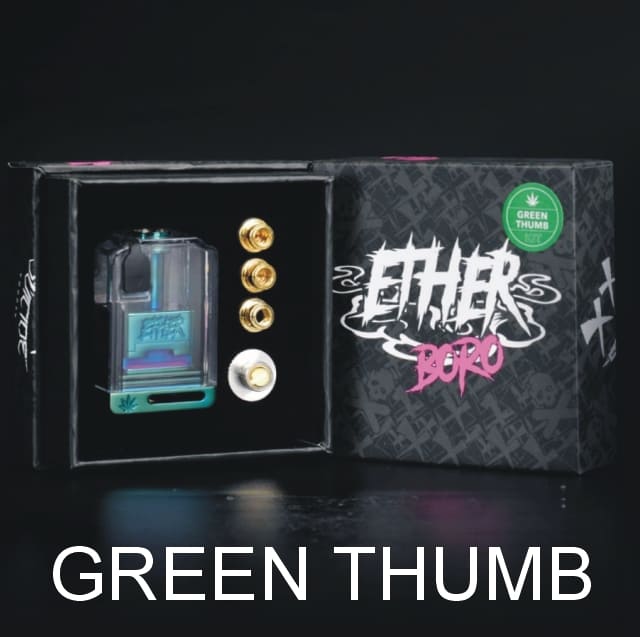 Ether Lite Boro RBA Kit By Suicide Mods GREEN THUMB