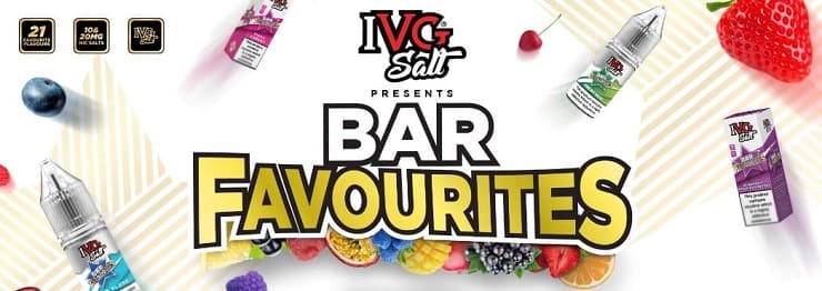 Bar Favourites 10ml Nic Salts by IVG