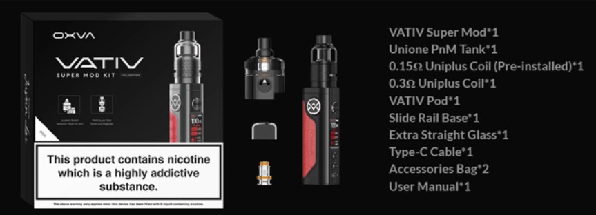 Vativ Super Mod Vape Kit by Oxva